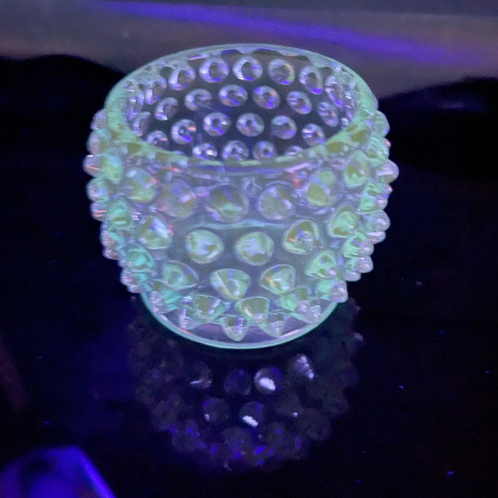 Fenton Hobnail Glass Candle Votive 1940’s